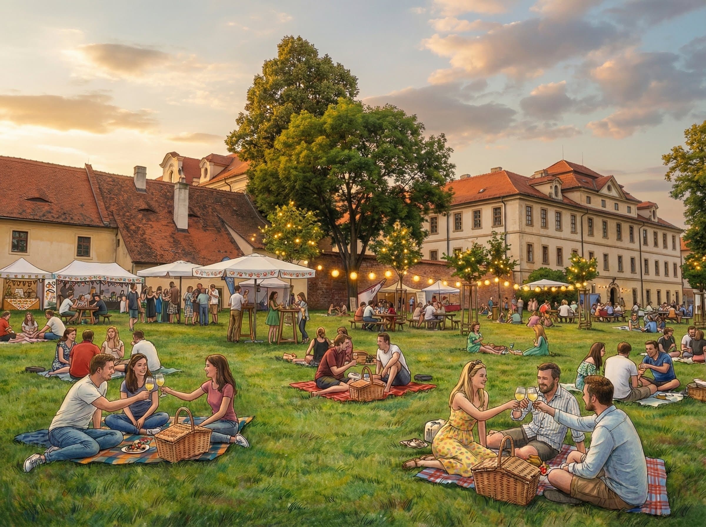 Corporate event illustration