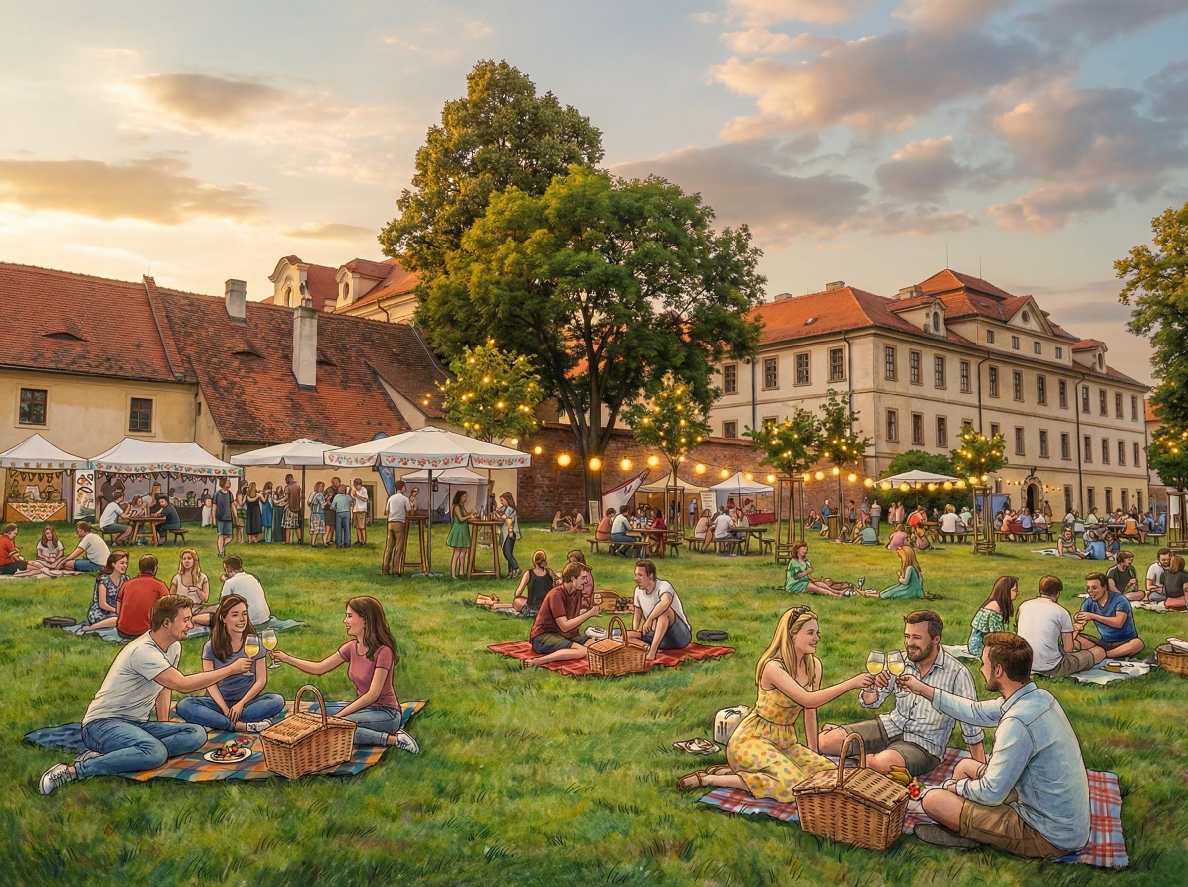 Ilustrace firemní akce